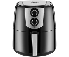 Oro gruzdintuvė 3.5L, 1400W, be aliejaus, reguliuojama temperatūra, kompaktiška, juoda, karšto oro gruzdintuvė, gruzdinimo puodas, oro keptuvė