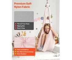 Oro jogos hamakas tėvų ir vaikų bendravimui, nailoninio audinio sūpynių komplektas, didelė keliamoji galia, universali oro jogos įranga