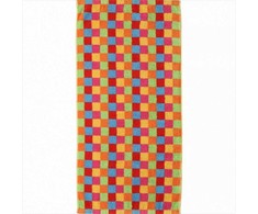Paplūdimio rankšluostis, 70x180 cm, daugiaspalvis frotinis audinys, 510 g/m², 100% medvilnė, su pakabinimo kilpa, Oeko-Tex sertifikatas, minkštas pirties rankšluostis