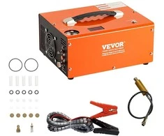 PCP oro kompresorius, 4500PSI 30Mpa, įmontuotas keitiklis, automatinio sustabdymo oro siurblys