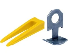 Plytelių lyginimo sistema 1.5 mm, 100 pleištų ir 300 spaustukų, keraminėms, porcelianinėms plytelėms
