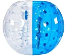Pripučiamas buferinis kamuolys, 1,5 m, komandiniams žaidimams, PVC Zorb kamuolys