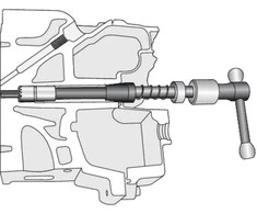Purkštukų lizdų frezų rinkinys, Common Rail, CrMoV SKD11 plienas, 8 dalių purkštukų valymo rinkinys