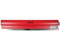 PVC glaistyklė su keič. met. geležte, 800mm, gipso glaistui, sienų, lubų lyginimo įrankis