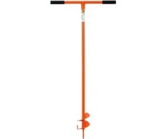 Rankinis grąžtas, skirtas gręžti žemę, 110 mm skersmens, grunto grąžtas, žemės grąžtas