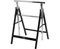 Reguliuojamas darbo stendas, aukštis 79-130 cm, maksimali apkrova 200 kg, plieninė konstrukcija, reguliuojamas ožys, darbo platforma