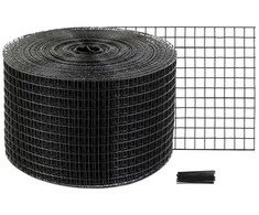 Saulės baterijų apsauga nuo paukščių, 80 cm x 30 m, Tinklelis, PVC danga