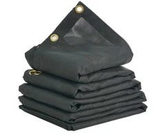 Savivarčio tinklelio tentas, 1,8 x 4,3 m, Juodas