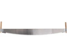 Skersinis pjūklas, 1000 mm, skirtas medienai, su medinėmis rankenomis, medienos pjūklas