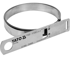 Skersmens ir apskritimo matavimo juosta, 700–1100 mm skersmens diapazonas, nerūdijančio plieno matavimo juosta