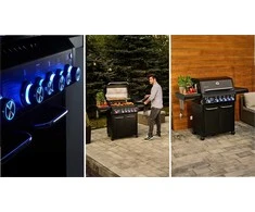 Sodo dujinė kepsninė su ketaus grotelėmis lauko maisto gaminimui, 6 degikliai 21.15 kW su dujų spintelė, lauko dujinis grilis, ketaus grilius, sodo BBQ kepsninė