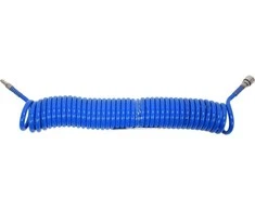 Spiralinė oro žarna 8 mm x 12 mm x 10 m PU su greitomis jungtimis, pneumatinio įrankio žarna, poliuretano oro žarna