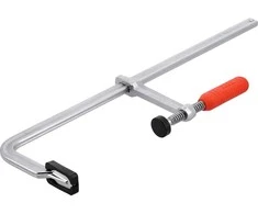 Stalių gnybtas, kaltinis, 500x120 mm, medienos apdirbimo gnybtas, plieno gnybtas