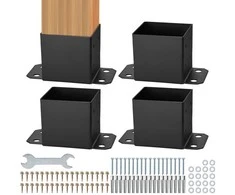 Stulpo pagrindas, Stulpo laikiklis, Terasos stulpo pagrindas, Pavėsinės stulpo pagrindas, Turėklų stulpo pagrindas, Anglinio plieno stulpo pagrindas, Tvirtas stulpo pagrindas