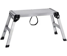Sulankstoma darbo platforma, Aliuminis, 150 kg, Nešiojama
