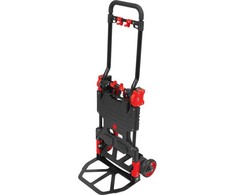 Sulankstomas vežimėlis sandėliui 137kg 2in1, platforminis vežimėlis, rankinis vežimėlis