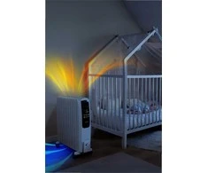 Tepalinis radiatorius 2500W su Wi-Fi ir laikmačiu, 10 sekcijų, taupantis energiją, tylus veikimas, tepalinis šildytuvas 2500W, Wi-Fi radiatorius, ekonomiškas šildymas