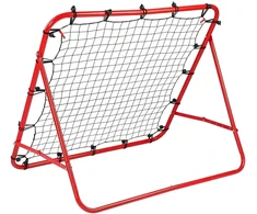 Treniruočių vartų atšokėjas, judesių koordinacijai gerinti, raudonas, 100 cm, futbolo treniruoklis, reakcijos lavinimui