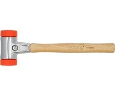 Trinkelių klojimo plaktukas su 50 mm galvute, hickory rankena, patvari konstrukcija, 830 g trinkelių klojimo plaktukas