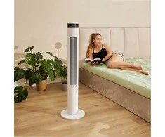 Tylus koloninis pastatomas ventiliatorius su 10 m oro srauto diapazonu, Wi-Fi valdymas, jonizatorius ir aromaterapija, tylus bokštinis ventiliatorius, 10 metrų atstumo ventiliatorius, Wi-Fi koloninis ventiliatorius, oro vėsintuvas namams