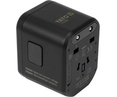 Universalus kelioninis adapteris, skirtas daugiau nei 150 šalių, su USB įkrovikliu