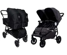 Baby Monsters Rinkinys wózek Twin 4 Full Box - Juodas