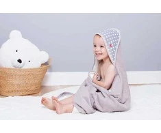 Baby to love Bambusowy ręcznik dla dziecka - balta gwiazdki