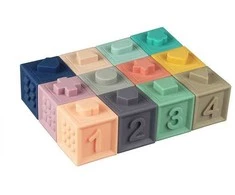 Babytolove Miękkie klocki edukacyjne 12szt.