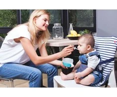 Babytolove Kėdės užvalkalas - mėlynos juostelės