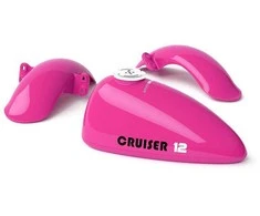 Bak paliwa i błotniki do motocyklu Hyper Gogo Cruiser - rožinė Barbie