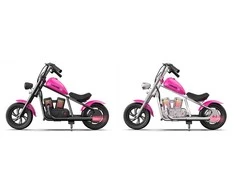 Bak paliwa i błotniki do motocyklu Hyper Gogo Cruiser - rožinė Barbie