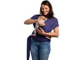 Boba Nosida Chusta do noszenia dziecka BOBA Wrap - tamsiai mėlyna