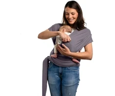 Chusta do noszenia dziecka BOBA Wrap - ciemny pilka