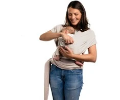 Boba Nosida Chusta do noszenia dziecka BOBA Wrap - organic smėlio spalva