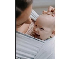 Chusta do noszenia dziecka BOBA Wrap - Jasny pilka