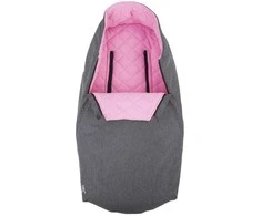 CuddleCo Comfi-Extreme vandeniui atsparus miegmaišis - pilkas melanžas / rožinis