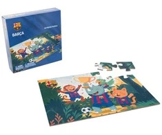 Dėlionė Miniland Barcelona Real Puzzle 24 elementy- FC Barcelona
