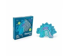 Dėlionė Miniland Mind Move Puzzle sensoryczne Flexihetti - Dinozaur - Mind&amp;Move