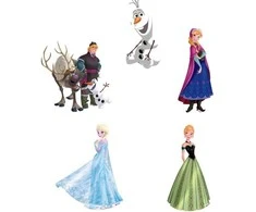 Disney Dekoracje Scienne Dekoracje ścienne - Kraina Lodu - komplektas mały