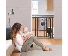„Dreambaby Liberty Tall Gate“ šunų apsaugos varteliai (plotis: 75–82 cm x aukštis: 93 cm) – juoda