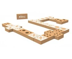 Elou Ekologiczne klocki korkowe - Domino