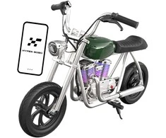 Hyper Gogo Pioneer 12 Plus Motocykl elektrinis su aplikacją - žalia