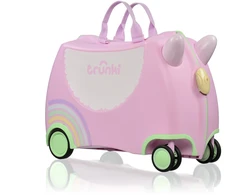Kelioninis Vaikiškas lagaminas su ratukais Trunki Glide 360° - Vienaragis Una