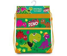 Kids Euroswan - Akcesoria licencyjne Kids Euroswan Sportinis krepšys Kids Crazy Dino, žalias