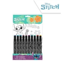 Kids Euroswan - Akcesoria licencyjne Kids Euroswan - Priedai licencyjne Malowanie po numerach - Rinkinys kolorowanki i flamastry | Lilo &amp; Stitch