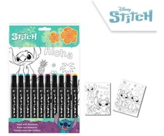 Kids Euroswan - Priedai licencyjne Tapyba skaičiais - Rinkinys spalvinimo puslapiai ir žymekliai | Lilo ir Stitch