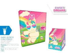 Kids Euroswan - Licencijuoti priedai Muzikinis dienoraštis su kodu - Sweet Dreams