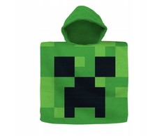 Kids Euroswan - Akcesoria licencyjne Kids Euroswan Ręcznik ponczo 60x120cm bawełniany Minecraft MNC-438P Kids Euroswan