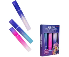 Kids Euroswan - Akcesoria licencyjne KIDS Zakreślacze 3 Pisaki K-pop Demon Hunters K-popowe Łowczynie Demonów Huntrix / Kd710981 (SB12122)