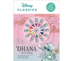 H&amp;B Kids Euroswan - Priedai licencyjne Rinkinys do kolorowania su mini kredkami - Lilo &amp; Stitch
